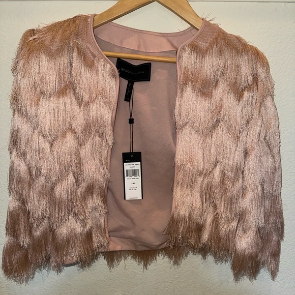 BCBGMaxAzria Jackets & Blazers - NWT BCBGMAXAZRIA Jaxon Fringe Jacket